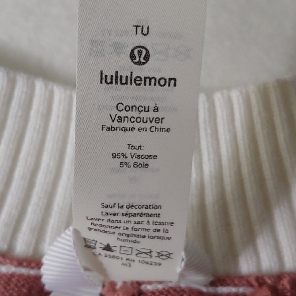 LULULEMON Hatha Wrap Quicksand, Misty Pink, Silver Fox, and Alpine White - Picture 8 of 9